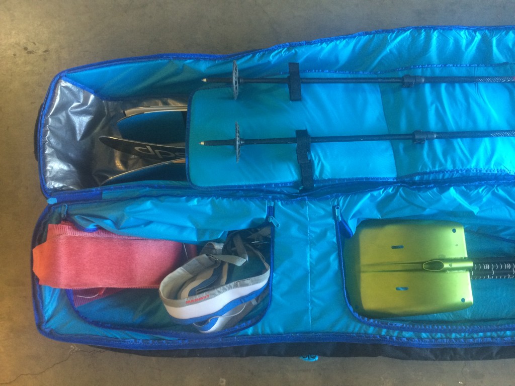 ski bag with wheels