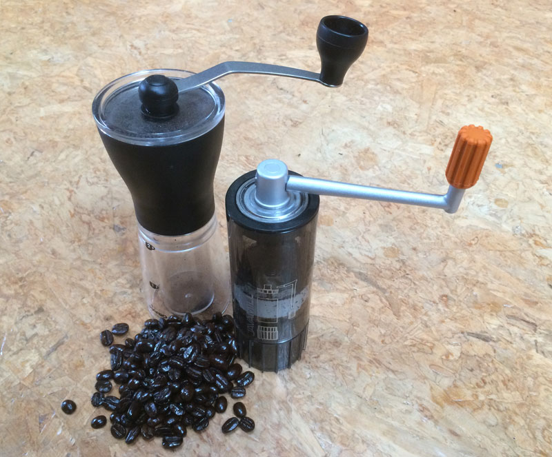 Mawashite Mini Mill Coffee Grinder for Stress Relief