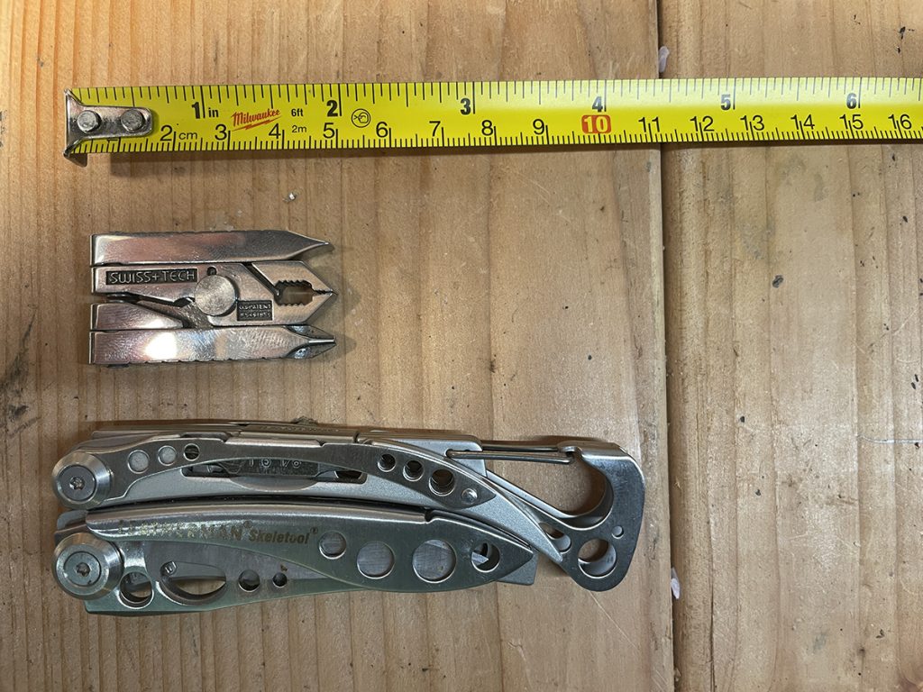 swiss+tech micro-plier compared to skeletal